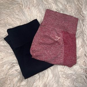 2 pair Gymshark leggings.